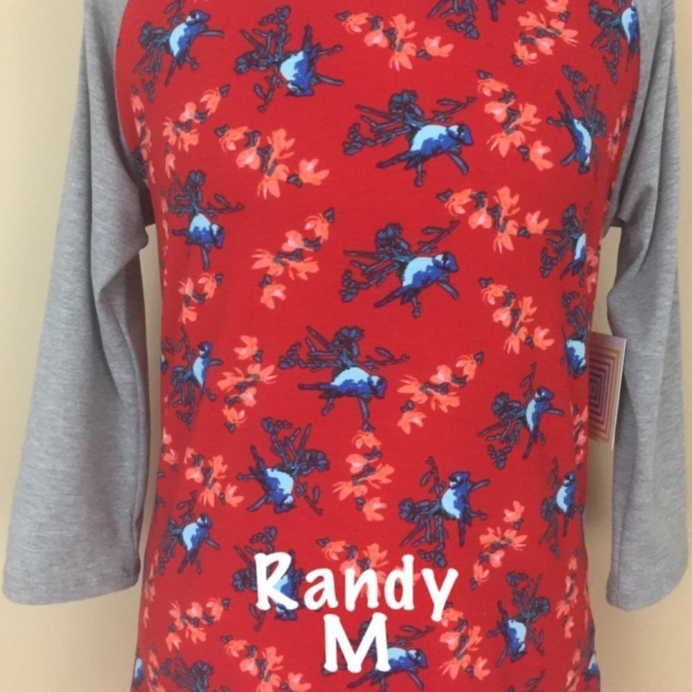 LuLaRoe Randy Baseball T new with tags